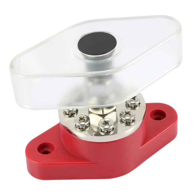 RV Busbar Round MultiWay Copper Bus Terminals,Red RV Bus bar Power