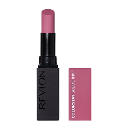 Revlon ColorStay Suede Ink Lightweight Matte Lipstick with Vitamin E, 009 In Charge, 0.09 oz