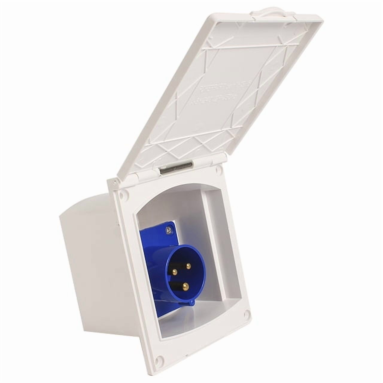 RV Camper 16A External Flush Hook Up Waterproof Socket RV Yacht ...