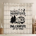 thumbnail image 1 of RV Camper 30%-50% Blackout Curtains,Camping Curtains & Drapes Camping Decor,RV Travel Car Camping Window Curtains,Farmhouse Wood Board Hand Drawn Vintage Window Treatments Beige, 1 of 6