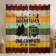 thumbnail image 1 of RV Camper 30%-50% Blackout Curtains,Camping Curtains & Drapes Camping Decor,RV Travel Car Camping Window Curtains,Hand Drawn Wooden Plank Grunge Vintage Window Treatments Brown Yellow, 1 of 6