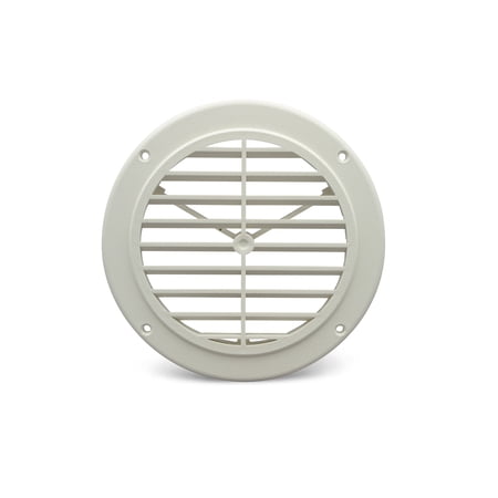RV Camper Ceiling AC Vent Without Damper White PN 94274