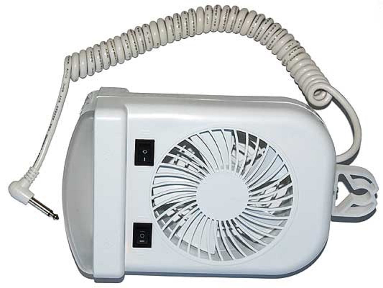 RV Camper Pop Up Trailer Bunk Tent Combo Fan and Light / 12V / 1/4 Inch