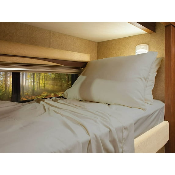 RV Camper Queen 60" X 80" Sheet Set 600 Thread-Count 100% Egyptian Cotton 10-Inch Deep Pockets - Made for RV - Silver Grey Color