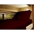 thumbnail image 1 of RV Camper Queen 60" X 80" Sheet Set 600 Thread-Count 100% Egyptian Cotton 10-Inch Deep Pockets - Made for RV - Wine Color, 1 of 7