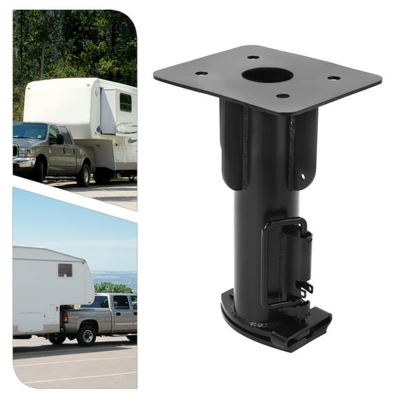 RV Camper Trailer Adapter Hitch, Adjustable 12-17 Inches, Q235 Material, Easy Direct Installation, Protective Packaging