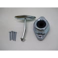 thumbnail image 1 of RV Camper Trailer Door Stop Holder Latch / Metal Plunger Kit / 3" Angled Rod, 1 of 4