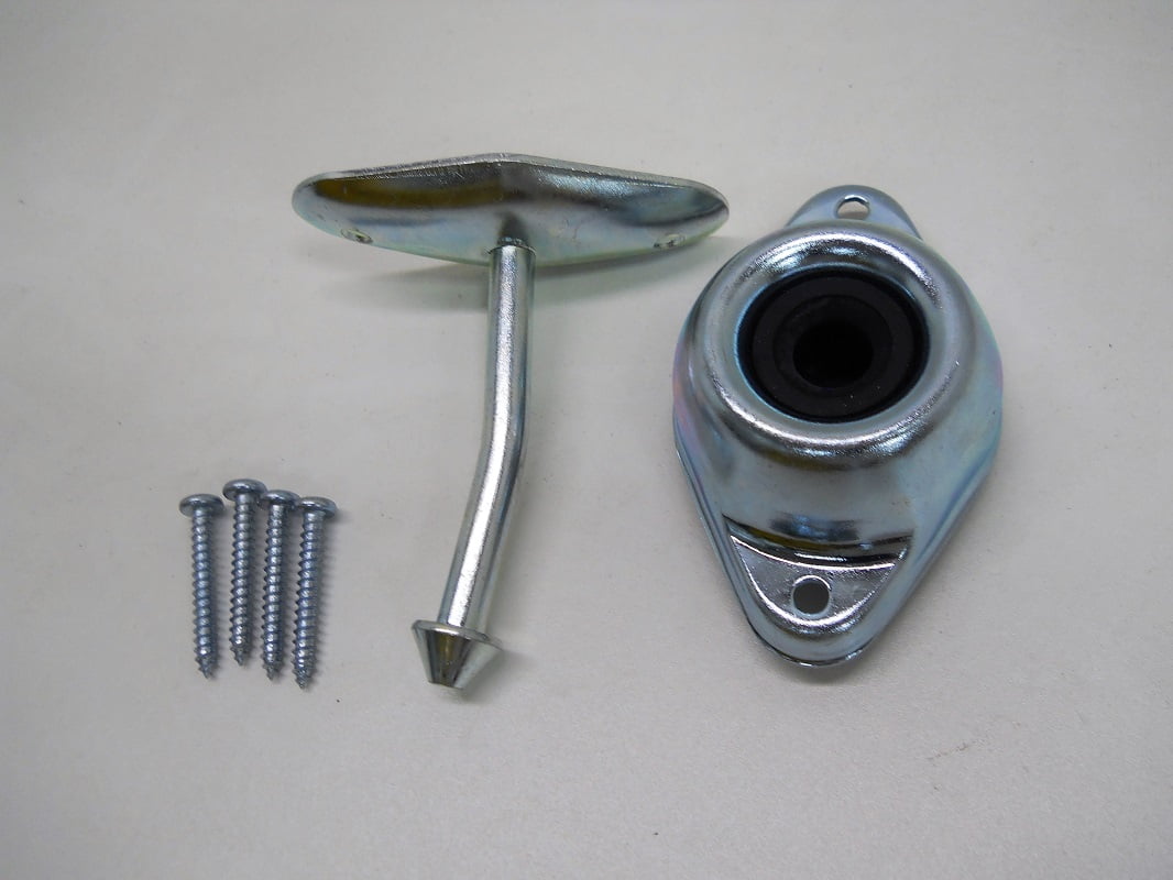 RV Camper Trailer Door Stop Holder Latch / Metal Plunger Kit / 3