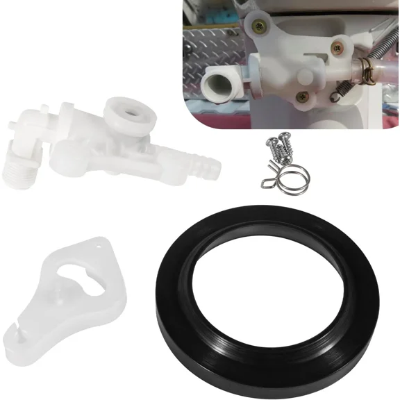 RV/Camper Water Toilet Valve Replacement Package 34100 for Thetford Style Lite