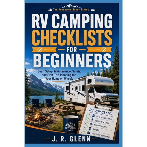 The Adventure-Ready RV Camping Checklists for Beginners: Gear, Setup, Maintenance, Safety, and First-Trip Planning for Your Home on Wheels, (Paperback)