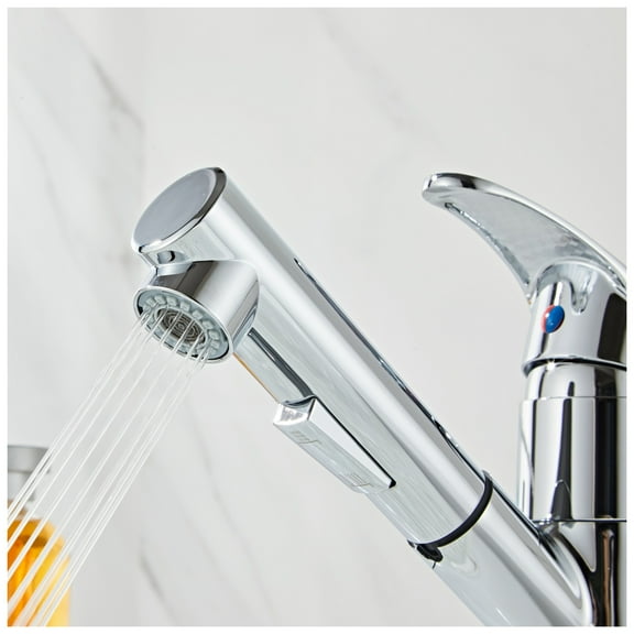 RV Caravan Accessories Stainless Steel Pull Out Pull Pull The Tube Faucet Sink Faucet Apply To Bathroom Kitchen Camper ,Easy to Use
