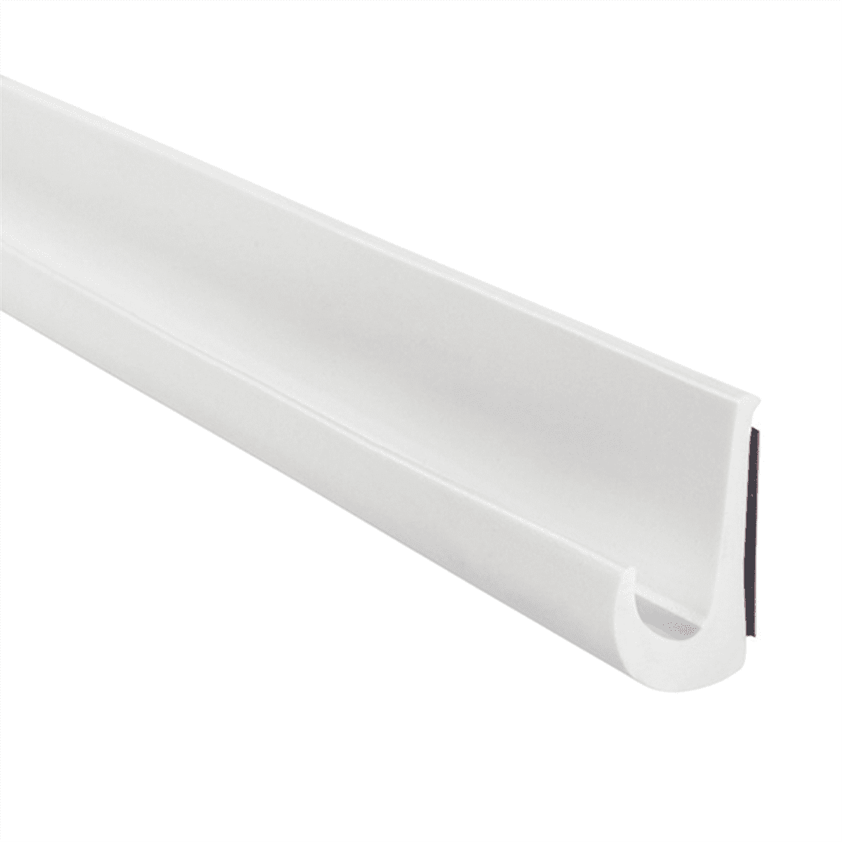 RV Caravan Roof Rainwater Gutter PVC Water Channel Easy Install Drainage System for Camping Vehicle White