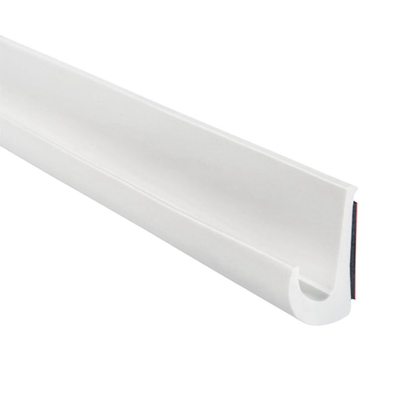 RV Caravan Roof Rainwater Gutter PVC Water Channel Easy Install Motorhome Roof Drainage System for Camping Vehicle White