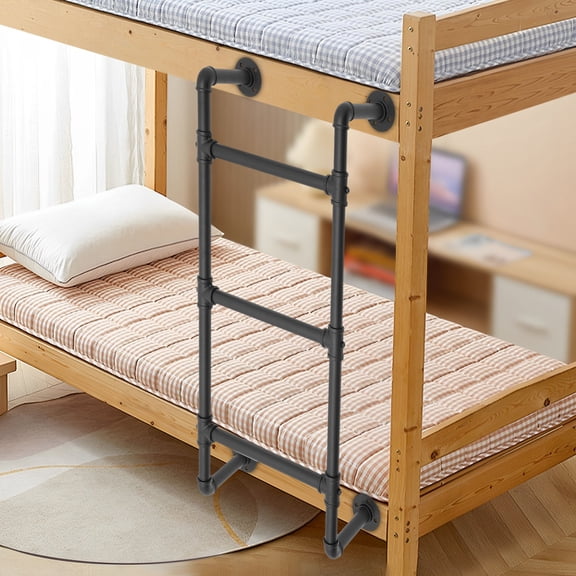 RV Carbon Steel Bunk Bed Ladder 40" Heavy Duty Travel Trailer Bed Ladders for Caravans, Lofts, Dormitory Double Beds