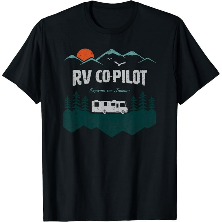 Rv Co-Pilot Camping Shirt Motorhome Travel Vacation Gift Rv Co-Pilot Camping Shirt Motorhome Travel Vacation Gift