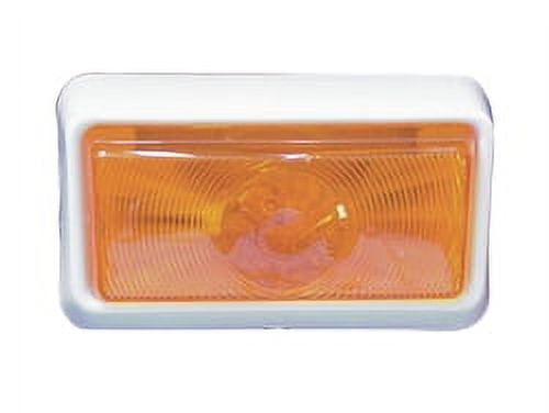 RV Command Classic White Porch Light with Switch
