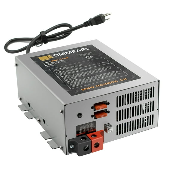 RV Converter Power Converter with Built-in 3 Stage Smart Battery Charger Power Supply-55 Amp