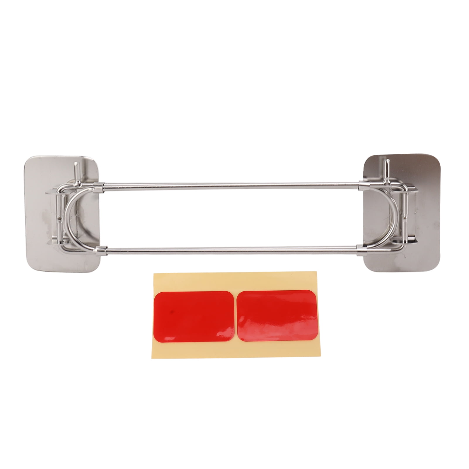 RV Corner Storage Bar Stainless Steel Adjustable Steel Rod with Hook