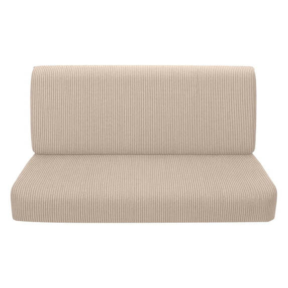 RV Couch Covers for Sofa Bed 2-Piece Stretchable Backrest & Seat Covers for Jackknife Sleeper Sofas High Stretch Anti-Slip Elastic Machine Washable Slipcover
