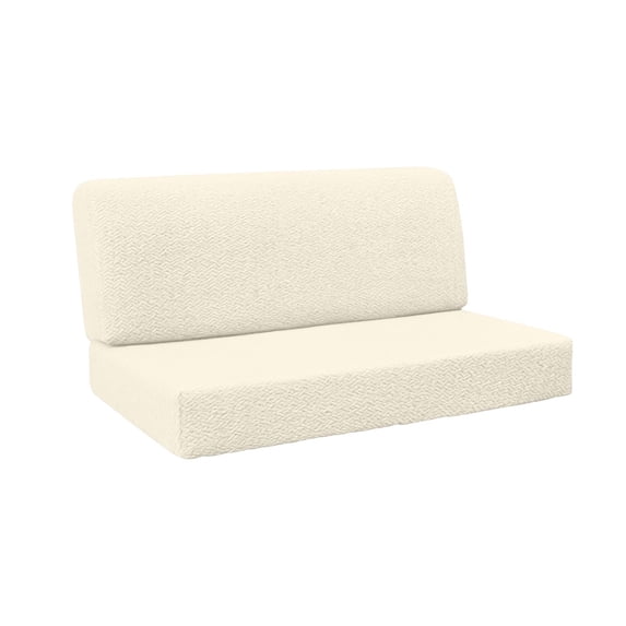 RV Couch Covers for Sofa Bed 2-Piece Stretchable Backrest & Seat Covers for Jackknife Sleeper Sofas, RV Furniture Slipcover for Campers Motorhomes Trailers