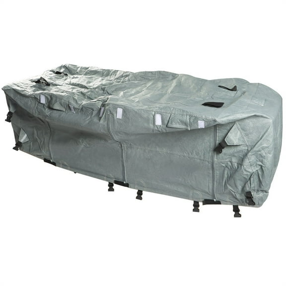 RV Cover Camper Cover Top 6 Layers of Non-Woven Fabric Side 3 Layers of Non-Woven Fabric Replacement for Class C 26 Feet- 29 Feet