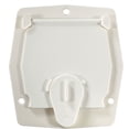 thumbnail image 1 of RV Designer B140 Basic Cable Hatch - Flat Sided, Polar White, 1 of 3