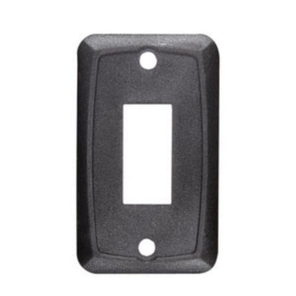 RV Designer Collection S385 Black Single Mounting Plate