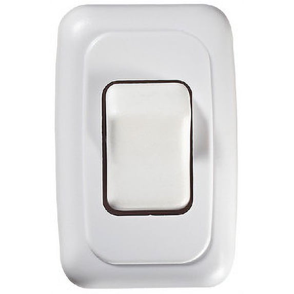 RV Designer Collection S531 Single Contoured Wall Switch