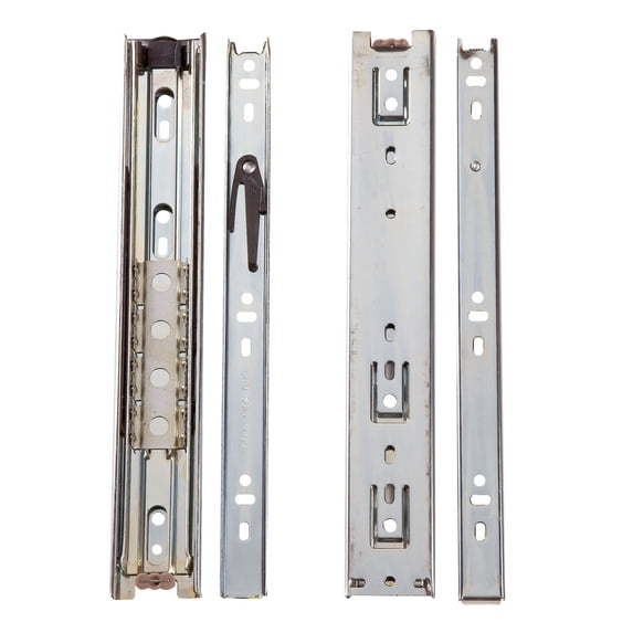 RV Designer D422 Full Extension 45MM Ball RV Drawer 22" Bearing Slide - 1 Pair