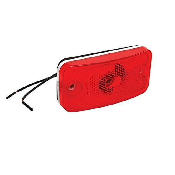 RV Designer E395, Clearance Light, Fleetwood Style, Red, Exterior Hardware