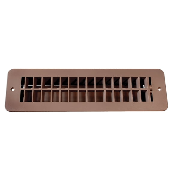 RV Designer H860 Plastic Floor Register with Damper - Tan