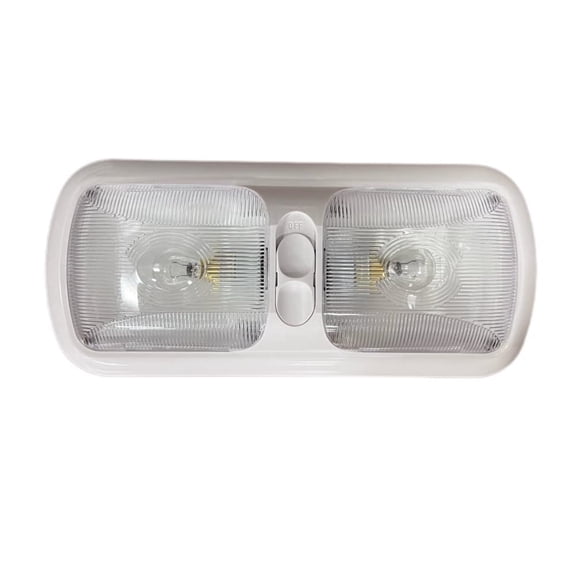 RV Designer L815, Pancake Light, 12 Volt, Double