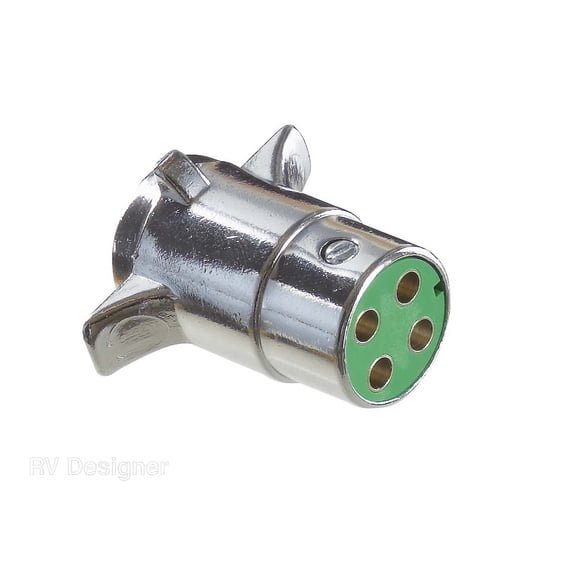 RV Designer P409 4-Way Trailer Connector Plug