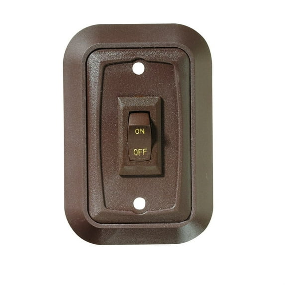 RV DESIGNER Collection S651 Wall Plate Switch Single On/Off, 3.53 inches x 2.39 inches