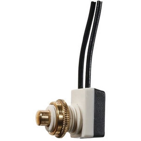 RV Designer S751 10A SPST Push Button On/Off Switch