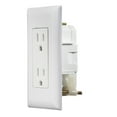 thumbnail image 1 of RV Designer S811, Self Contained Dual Outlet with Cover Plate, White, AC Electrical, 1 of 2