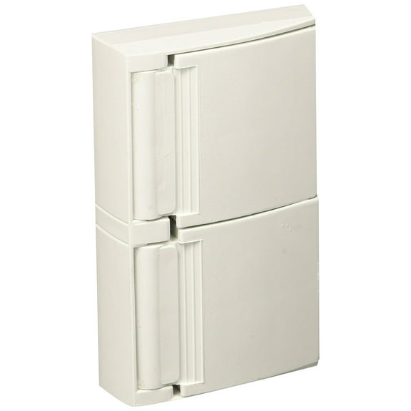 RV Designer S905 White Weatheproof Dual Outlet (with snap cover plate)