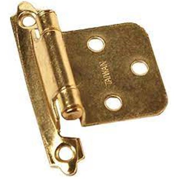 RV Designer  Self Closing Hinge - Brass