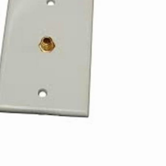 RV Designer White TV Wall Plate - Interior