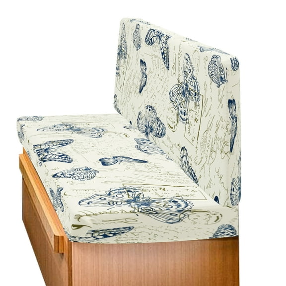 RV Dinette Cushion Cover Polyester Camper Sofa Protector Slipcover Washable Stretchable Camper Bench Cushion Slipcover for RV Sofa