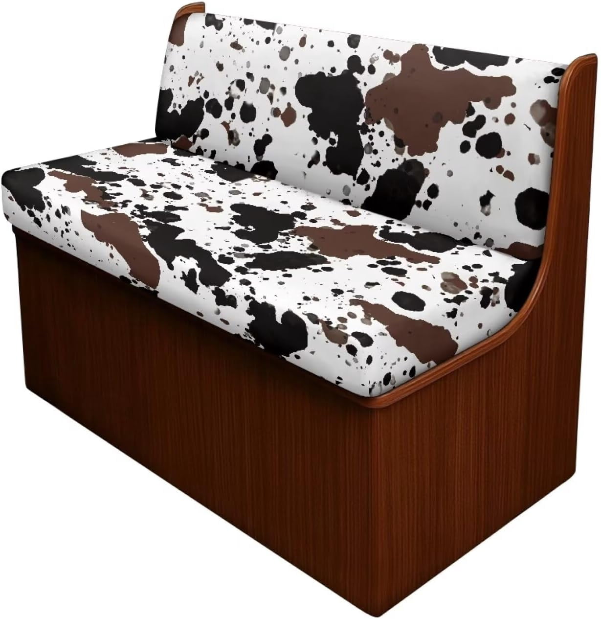 RV Dinette Cushion Covers, Splash Cow Print Camper Cushion Slipcovers ...
