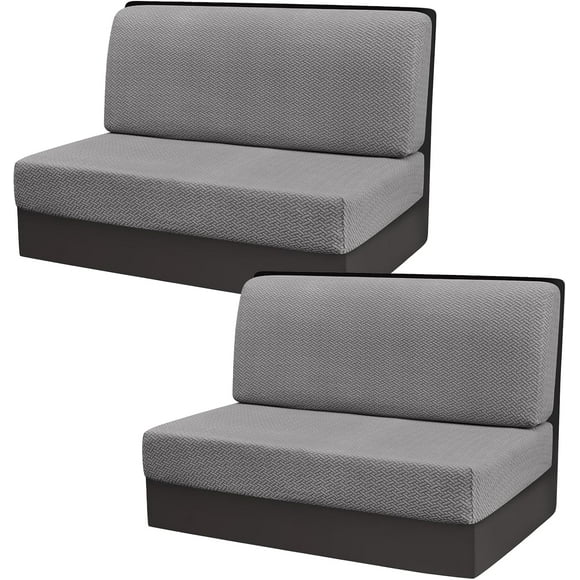 RV Dinette Cushion Covers, Stretch Camper Dinette Cushion Covers, Sectional Replacement RV Seat Covers for Travel Trailer Couch