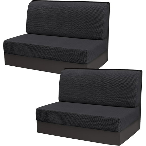 RV Dinette Cushion Covers, Stretch Camper Dinette Cushion Covers, Sectional Replacement RV Seat Covers for Travel Trailer Couch