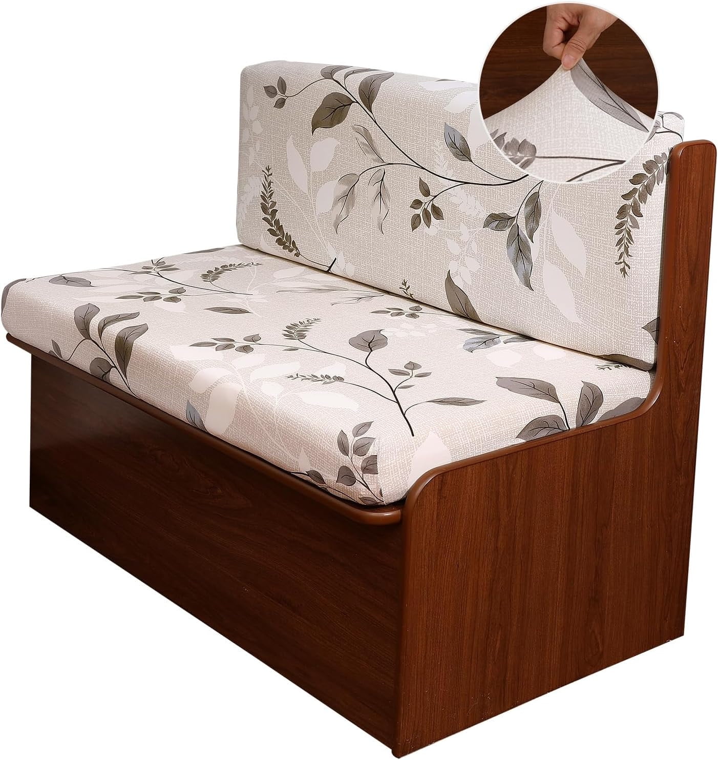 RV Cushion Covers, Stretch Printed Couch Covers with Jacquard Fabric RV Camper Car