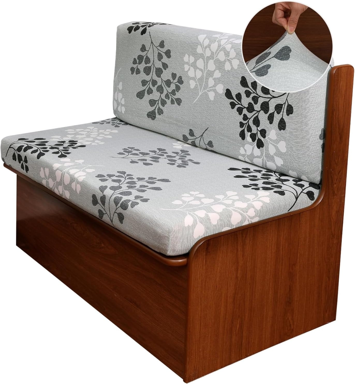 RV Cushion Covers, Stretch Printed Couch Covers with Jacquard Fabric RV Camper Car