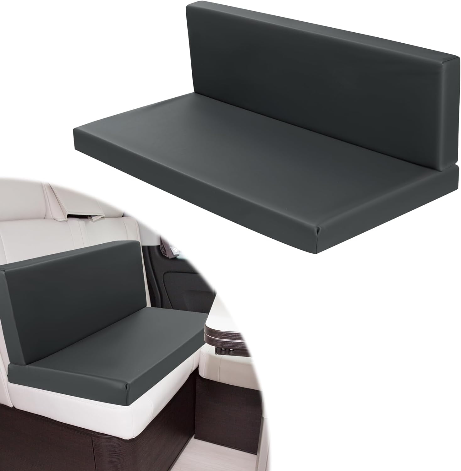 Bench With Backrest SHADEPLUS RV Dinette Cushions High Density