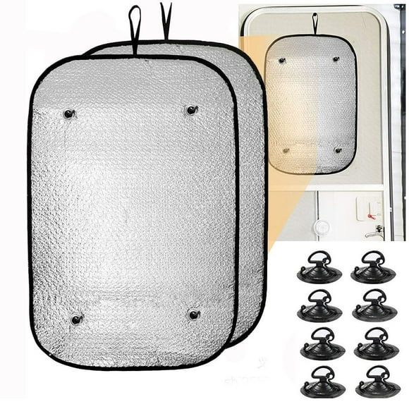 RV Door Cover Shade Cover Sun Visors Roof Covers UV Protection Window Sunshield For Trailer Travel Motorhome Camper 40*60cm