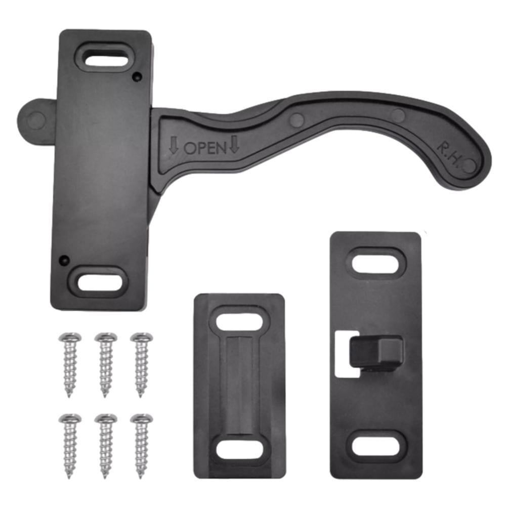 RV Door Handle Right Hand Trailer Entry Door Hardware RV Screen