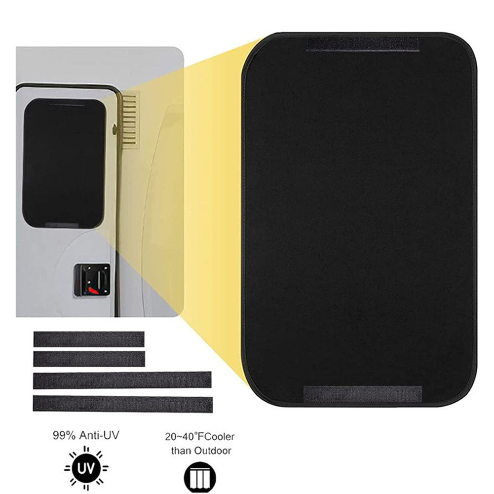 RV Door Shade Sun Blackout Camper Privacy Entrance 16 x 25 UV Protection