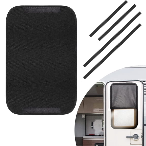 RV Door Window Shade Cover, Camper Sunshade Privacy Screen Window Cover, Travel Trailer Motorhome Sun Shade